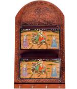 Hand Painted 2 Letter And 4 Key Holder Mother Day