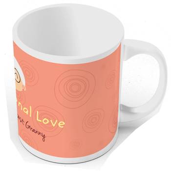 Unconditional Love Printed Coffee Mug For Grandma 2