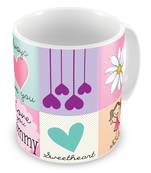 Love You Mother Print Quotation Coffee Mug Gift