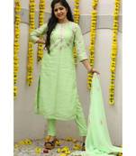 Cotton Silk Suit Set