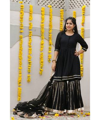 BLack Sharara set 1