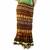 Crushed Blue Brown Cotton Long Skirt Mothers Day