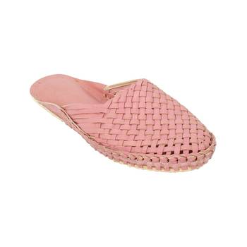 pink leather shoe women 2