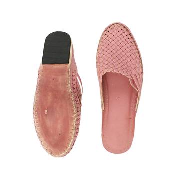 pink leather shoe women 4