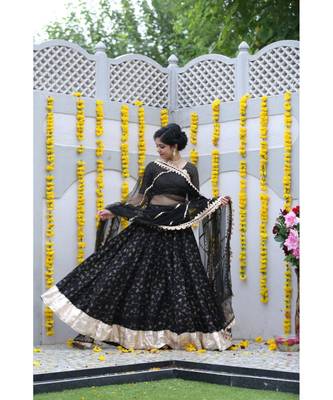 Cotton Lehenga Choli Set 1