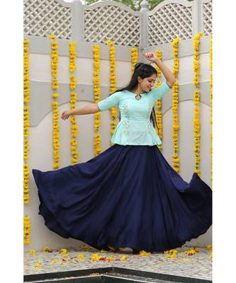 Cotton Rayon Lehenga Choli Set 3