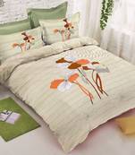 multicolor Heavy Designer KING SIZE Bedsheet With 2 Pillow Covers