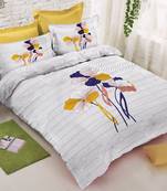 multicolor Heavy Designer KING SIZE Bedsheet With 2 Pillow Covers