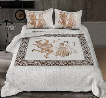 multicolor Heavy Designer KING SIZE Bedsheet With 2 Pillow Covers (108*100) 1