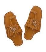 Dark Yellow  men shoe