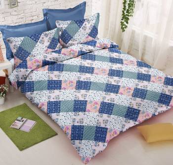 multicolor Heavy Designer KING SIZE Bedsheet With 2 Pillow Covers (108*100) 1