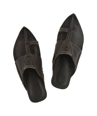 brownMens Leather Chappal 1