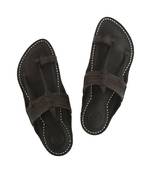 brownMens Leather Chappal