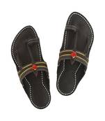 brownMens Leather Chappal