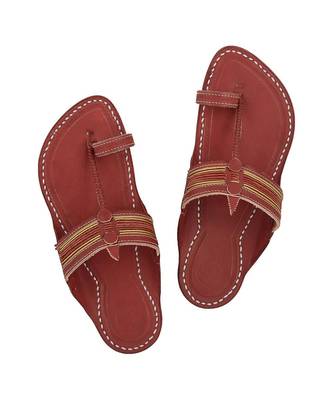 Cherry Red Men Sandals 1