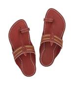 Cherry Red Men Sandals
