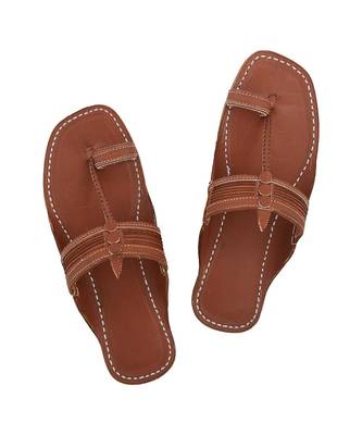 Tan Men Sandals 1