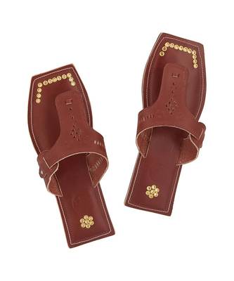 Red Brown Men Sandals 1