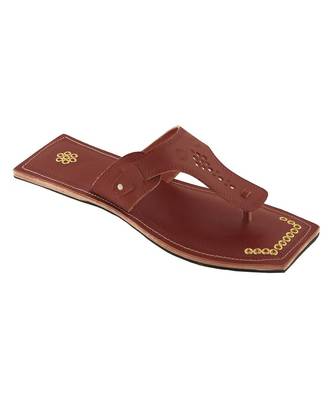 Red Brown Men Sandals 2