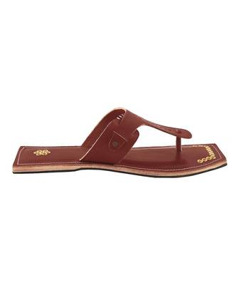 Red Brown Men Sandals 3