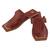 Red Brown Men Sandals