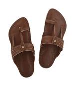 Wooden Brown Men Sandals