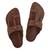 Wooden Brown Men Sandals