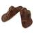 Wooden Brown Men Sandals