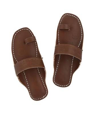 Wooden Brown Men Sandals 1