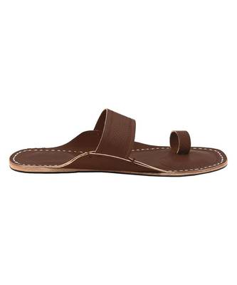 Wooden Brown Men Sandals 3