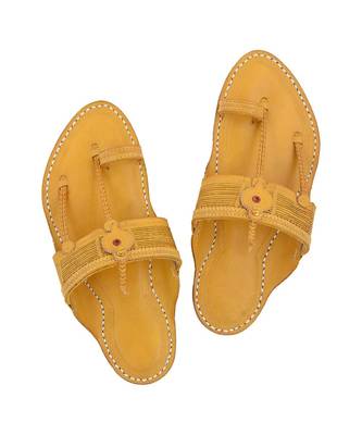Yellow Men Sandals 1