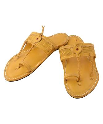 Yellow Men Sandals 4