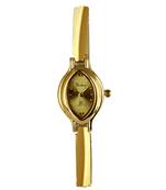 Exotic Designer Gold Plated Ladies Wrist Watch
