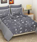 multicolor jaipuri Printed Double Bedsheet With Two pillow Covers (93*108)