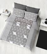 multicolor jaipuri Printed Double Bedsheet With Two pillow Covers (93*108)