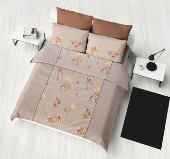 multicolor jaipuri Printed Double Bedsheet With Two pillow Covers (93*108) 1
