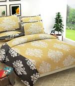 multicolor jaipuri Printed Double Bedsheet With Two pillow Covers (93*108)
