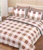 multicolor jaipuri Printed Double Bedsheet With Two pillow Covers (100*108)