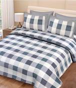 multicolor jaipuri Printed Double Bedsheet With Two pillow Covers (100*108)