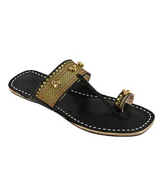 Black leather shoe women 2