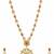 gold pearl necklace-sets