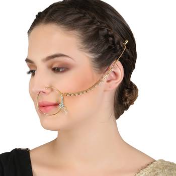 Multicolor Cubic Zirconia Nose Ring 1