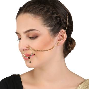 Multicolor Cubic Zirconia Nose Ring 1