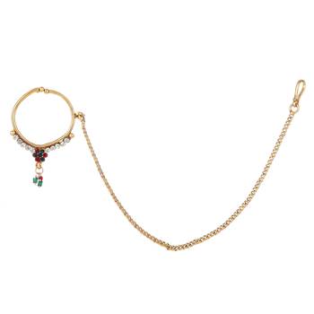 Multicolor Cubic Zirconia Nose Ring 3