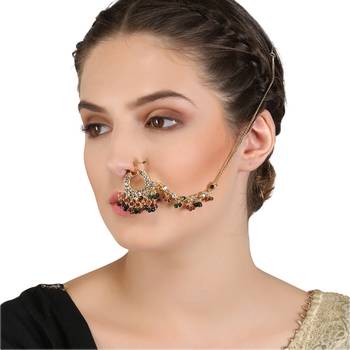 Multicolor Cubic Zirconia Nose Ring 1