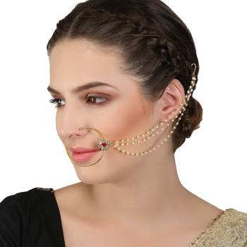 Multicolor Cubic Zirconia Nose Ring 1