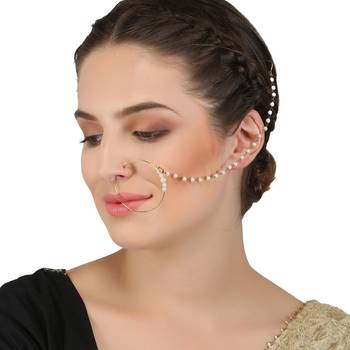 Multicolor Cubic Zirconia Nose Ring 1