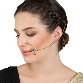 Multicolor Cubic Zirconia Nose Ring 1