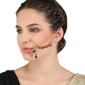 Multicolor
 Cubic Zirconia Nose Ring 1