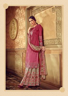 Pink digital print cotton salwar 1